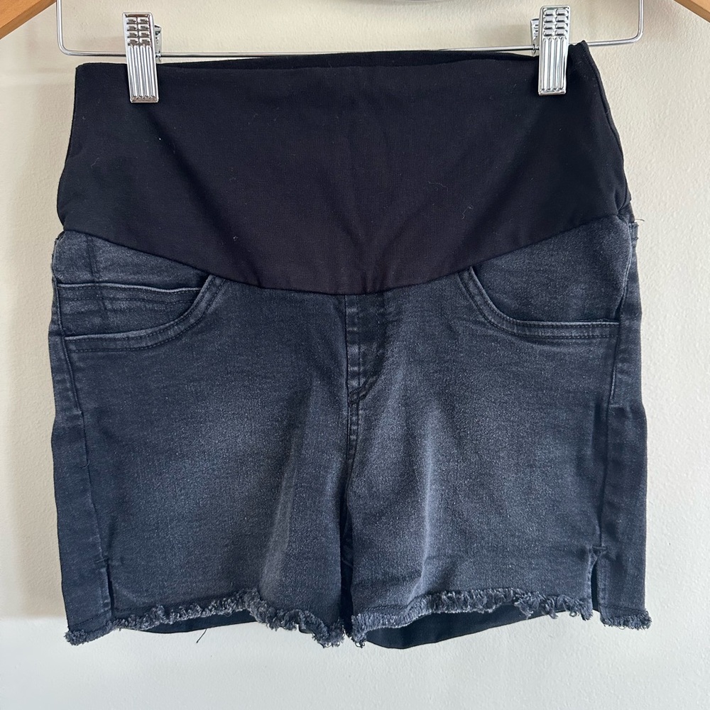 ✨Maternity✨ Avishag Arbel | Black Denim Shorts, Size XS ✨
